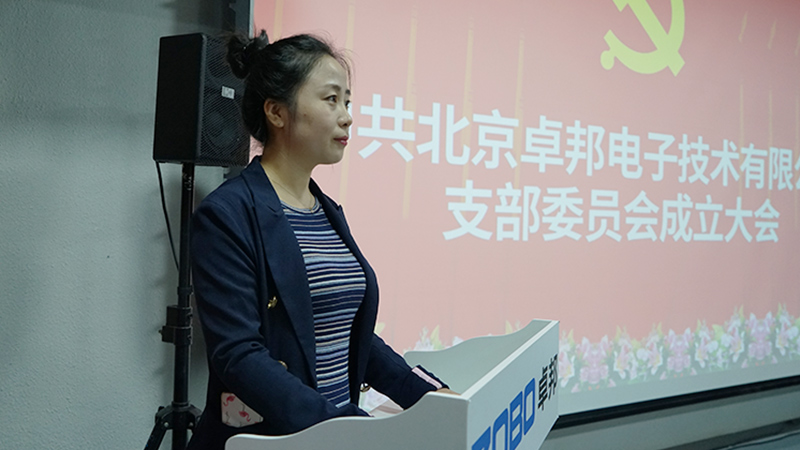 中共北京91香蕉视频官网电子技术有限公司支部委员会成立